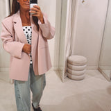 CHARLOTTE LIGHT PINK BLAZER