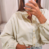 JOSEPHINE YELLOW STRIPED BLOUSE