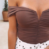 VIVIANA BROWN TOP