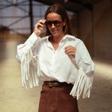 RUSTEEN BROWN SUEDE SKIRT