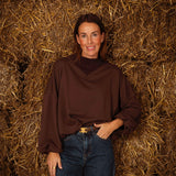 QUENBY BROWN SWEATER