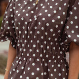 CODY BROWN POLKADOTS BLOUSE