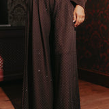 BRING THE MAGIC BROWN RHINESTONE PANTS