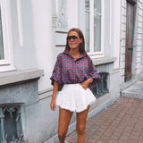 LUCY WHITE DENIM SHORT