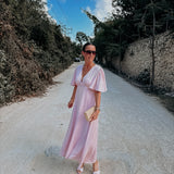MAZATLAN LIGHT PINK DRESS