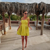 AZIZA LIME GREEN DRESS