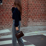 CINNA DARK BLUE KNIT SWEATER