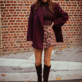 TORONTO BURGUNDY SUEDE BLAZER