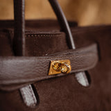 SANTA FE BROWN SUEDE BAG
