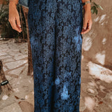 AY CARAMBA DARK BLUE LACE PANTS