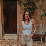 BELLEZA DE CONCHA WHITE TOP