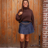 JUDITH BROWN ROLL NECK SWEATER