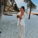 MARGARITA ECRU OVERSIZED BLOUSE