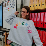 SWEATER TEACHER MULTI-COLOR