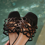 SUNWAVE BROWN SLIPPERS