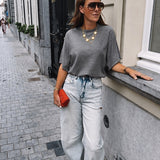MAGNOLIA DARK GREY T-SHIRT