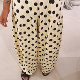 CELIANE BUTTER YELLOW POLKADOTS PANTS
