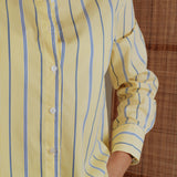 IZZY YELLOW STRIPED BLOUSE