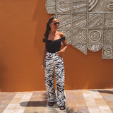 ZEBRA BLACK/WHITE PANTS