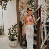 BAJA ECRU LACE SKIRT