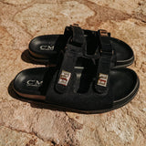 MARTA BLACK SLIPPERS