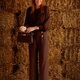BEADIE BROWN JUMPSUIT