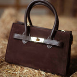 MYRA BROWN SUEDE BAG