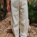 PRE-ORDER ICONA ECRU DENIM TWO-PIECE SET