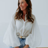 DAGMAR WHITE BLOUSE
