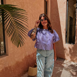 HABIBA PURPLE MUSTHAVE BLOUSE