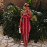 DORADO PINK CROCHET ONE SHOULDER DRESS