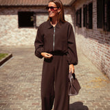 JOANN BROWN TWO-PIECE SET