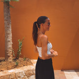 SALTAIR WHITE POLKADOTS TOP