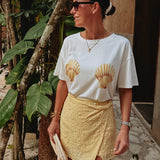 RUMBA BUTTER YELLOW SEQUIN SKIRT