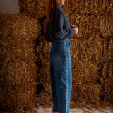 STUDS BALLOON WIDE LEG JEANS KM3553