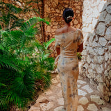 ZOCALO YELLOW TIE DYE DRESS