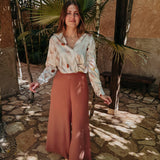 RELAJARSE MOCHA BROWN PANTS