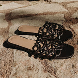 SUNWAVE BROWN SLIPPERS