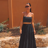 SAN JUAN BLACK MAXI SKIRT