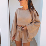 GARCIA TAUPE TWO-PIECE SET