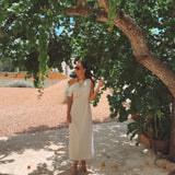 DENIA ECRU DRESS