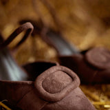 ROWDY BROWN SLINGBACK SUEDE HEELS