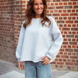 COPINE LETTERS SWEATER GREY