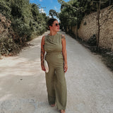 MARAVILLA KHAKI JUMPSUIT
