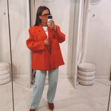 CHARLOTTE RED BLAZER