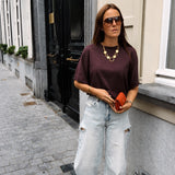 MAGNOLIA BROWN T-SHIRT