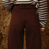 BROWN BARREL JEANS 7369-5