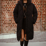IMANI BLACK PUFFER COAT