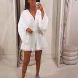 ISABEAU WHITE PLAYSUIT