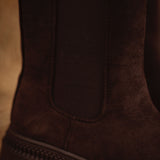 OKLAHOMA BROWN SUEDE BOOTS